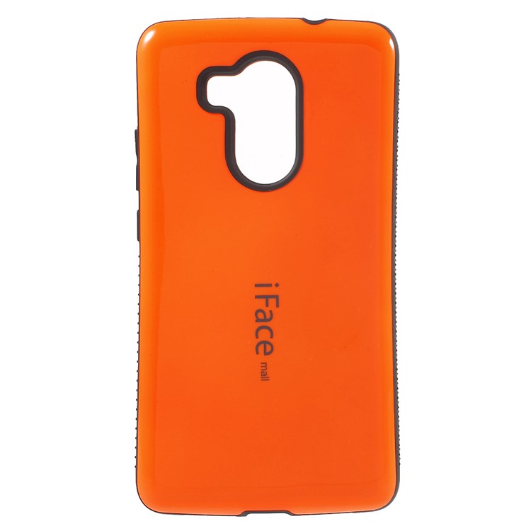 IFACE MALL Glossy PC TPU Cover Case for Huawei Mate 8 - Orange-1