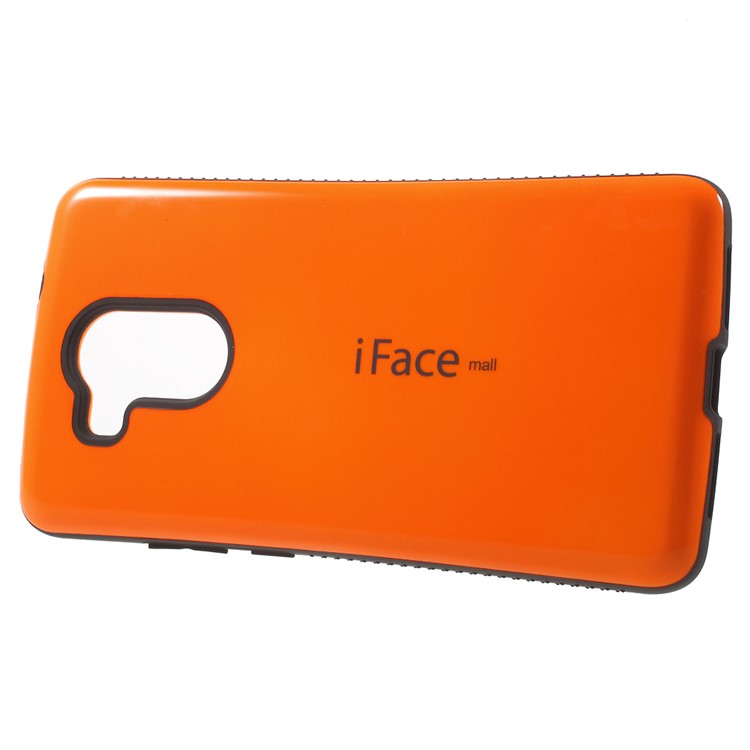 IFACE MALL Glossy PC TPU Cover Case for Huawei Mate 8 - Orange-2