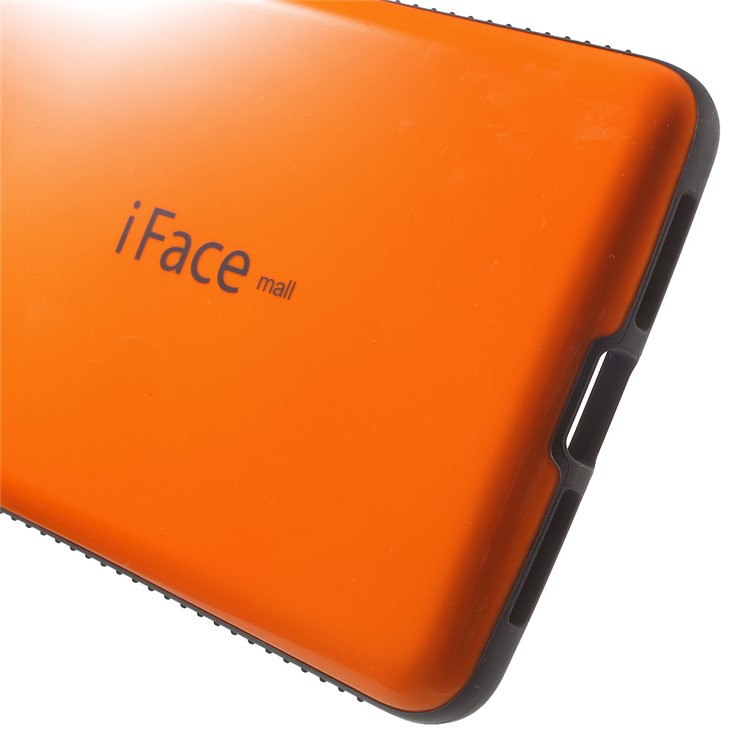 IFACE MALL Glossy PC TPU Cover Case for Huawei Mate 8 - Orange-4