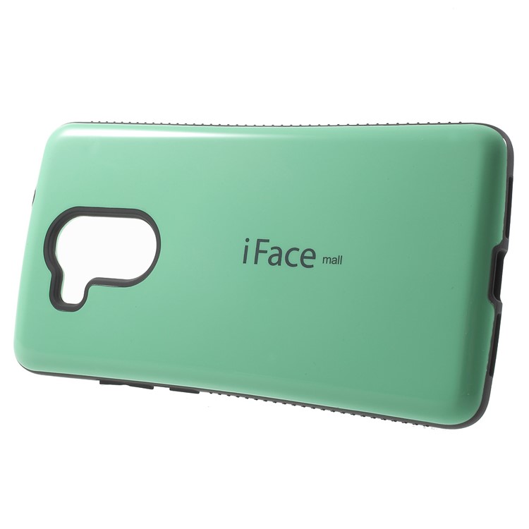 IFACE MALL for Huawei Mate 8 Glossy PC TPU Protector Case - Cyan-2