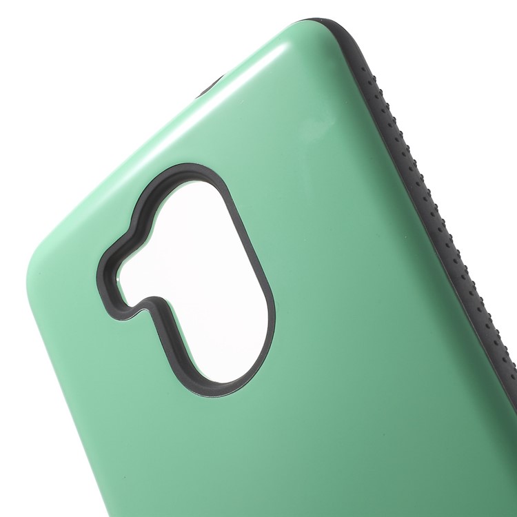 IFACE MALL for Huawei Mate 8 Glossy PC TPU Protector Case - Cyan-5
