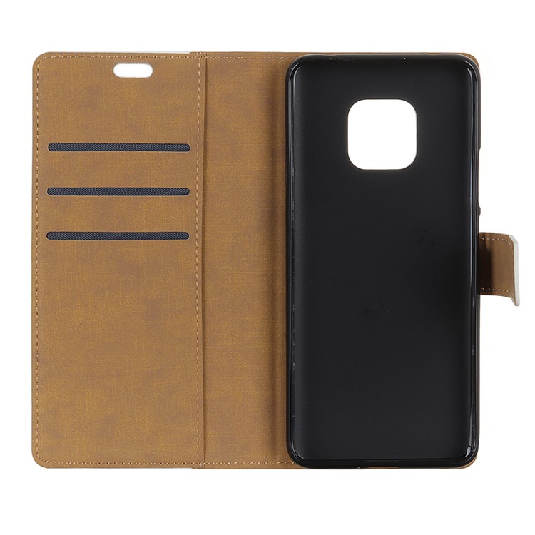Leather Wallet Stand Flip Cell Phone Cover for Huawei Mate 20 Pro - Purple-5