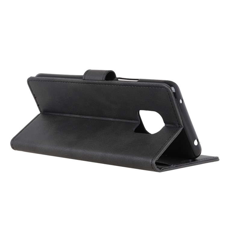 For Huawei Mate 20 Pro Matte PU Leather Wallet Magnetic Protective Case - Black-9