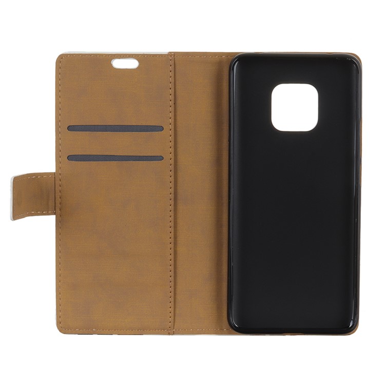 Pattern Printing Wallet Stand Leather Flip Case for Huawei Mate 20 Pro - Love Elements Pattern-5