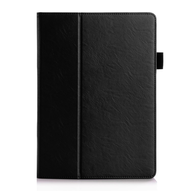 Leather Case with Elastic Hand Strap for Huawei MediaPad M2 10.0 - Black-1