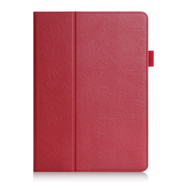 Leather Stand Case with Elastic Hand Strap for Huawei MediaPad M2 10.0 - Red-1