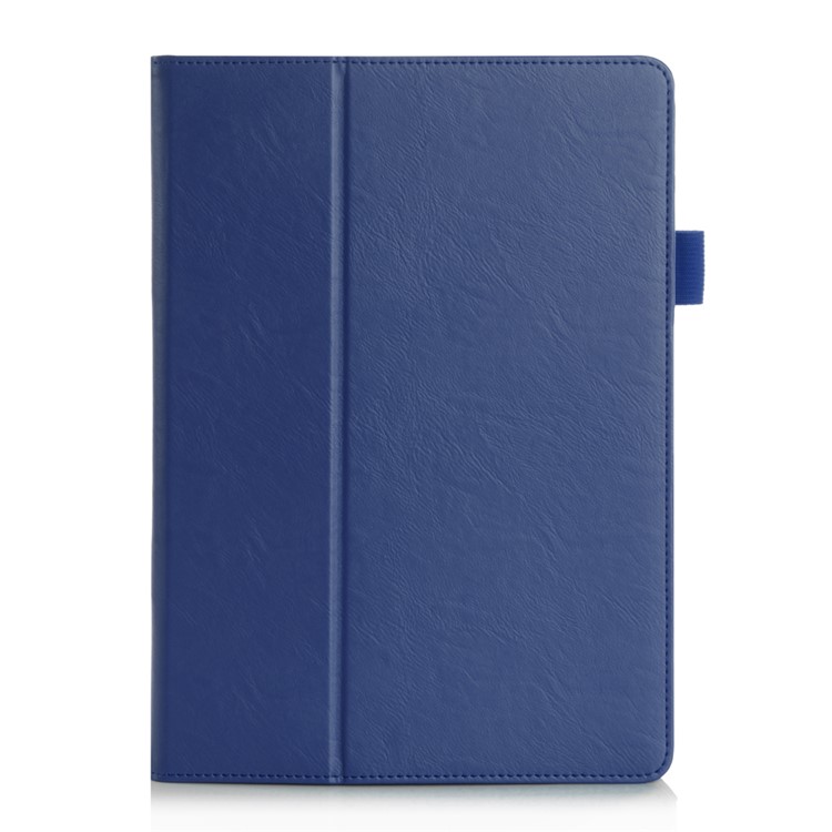PU Leather Stand Shell with Elastic Hand Strap for Huawei MediaPad M2 10.0 - Blue-1