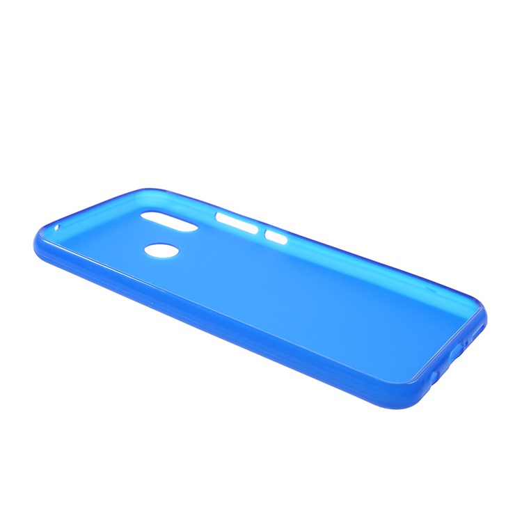 Anti-fingerprint Matte TPU Cell Phone Cover for Huawei nova 3i / P Smart+ - Blue-3