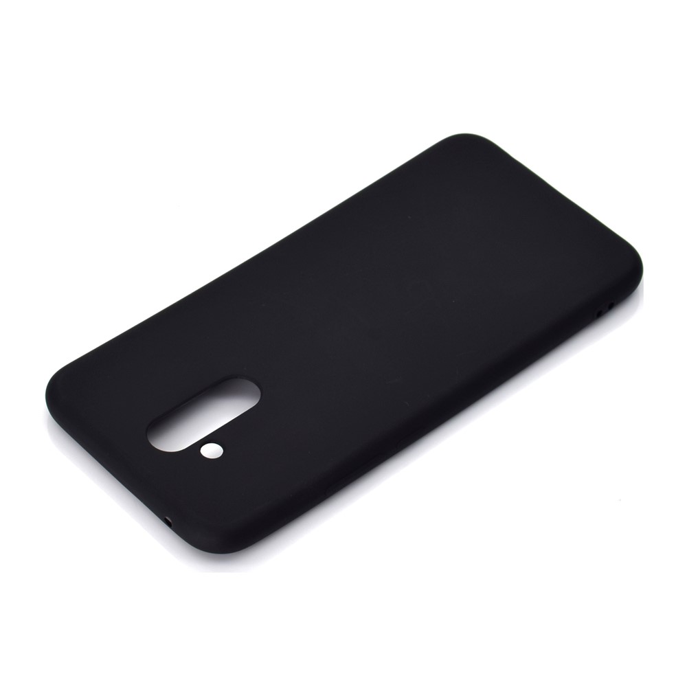 Color Sólido Matte TPU Protector Case Para Huawei Mate 20 Lite - Negro-4