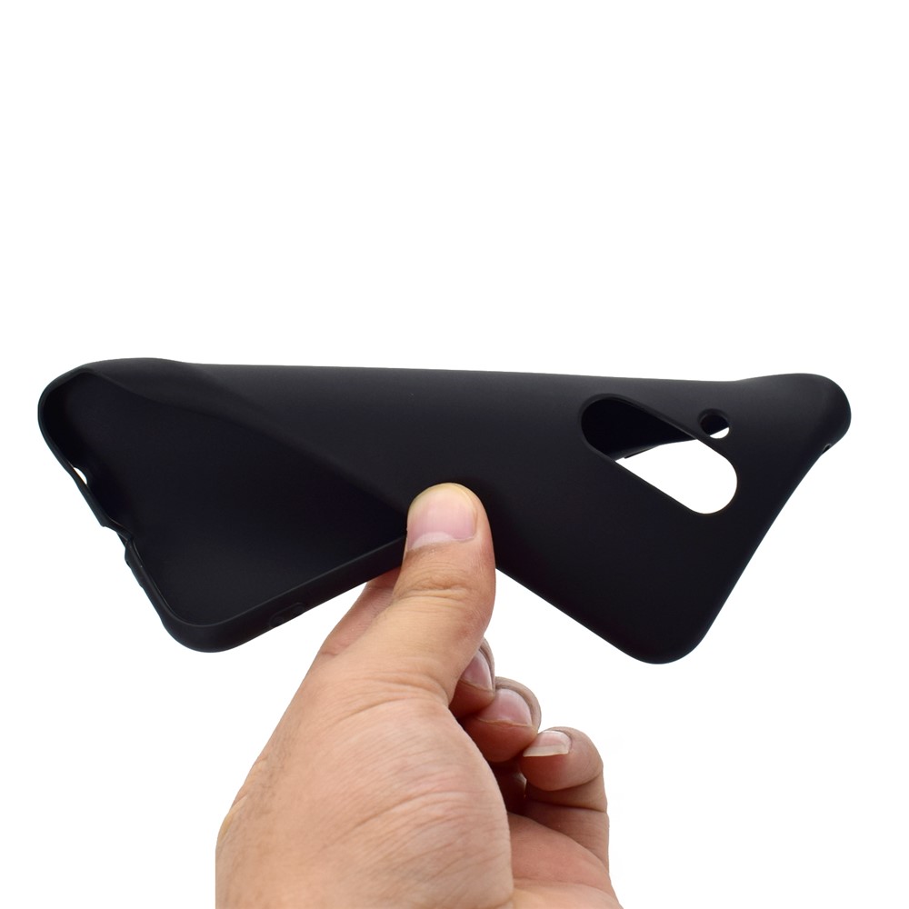 Solid Color Matte TPU Protector Case for Huawei Mate 20 Lite - Black-5