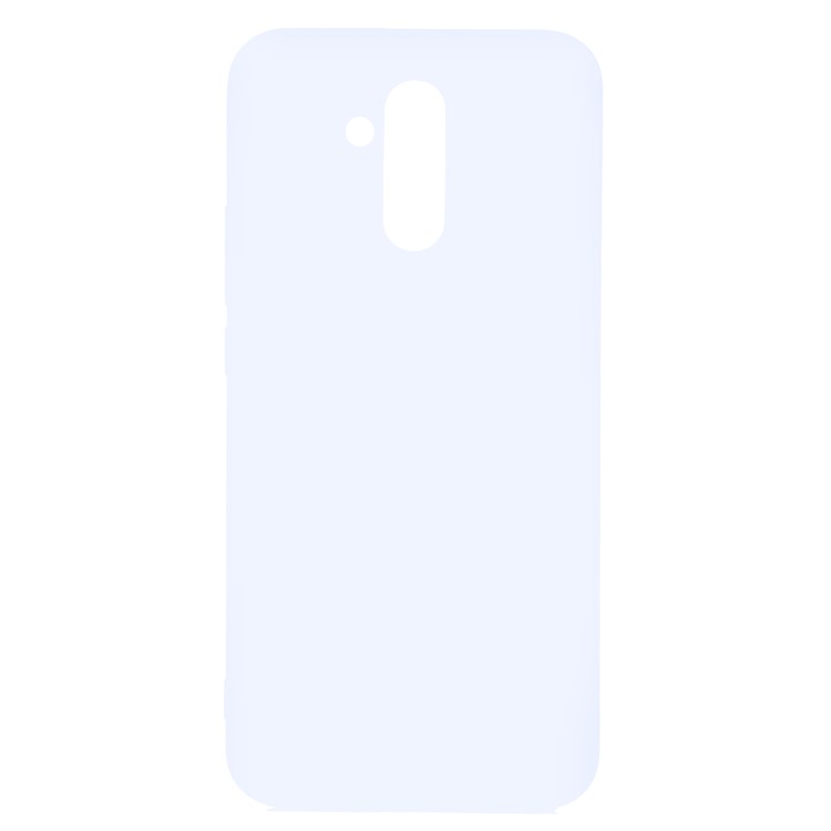 Solid Color Matte TPU Protector Cover for Huawei Mate 20 Lite - White-2
