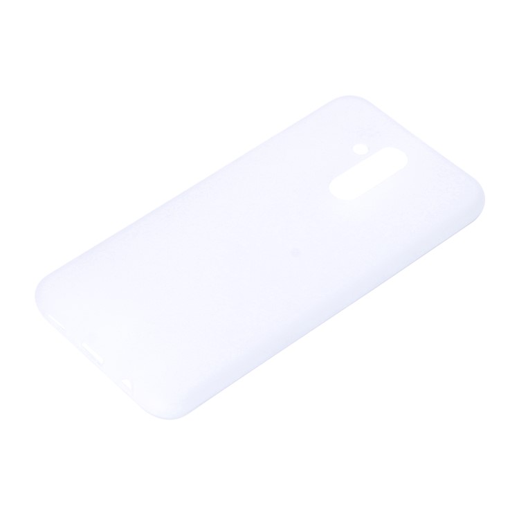 Solid Color Matte TPU Protector Cover for Huawei Mate 20 Lite - White-3