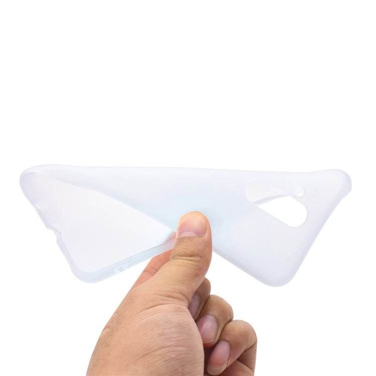 Solid Color Matte TPU Protector Cover for Huawei Mate 20 Lite - White-5