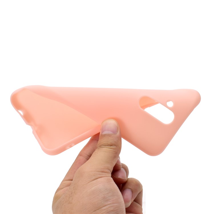 Solid Color Matte TPU Flexible Protection Shell for Huawei Mate 20 Lite - Pink-5