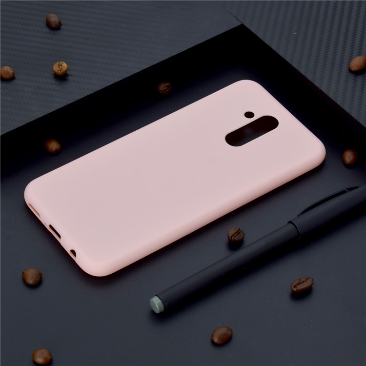 Solid Color Matte TPU Flexible Protection Shell for Huawei Mate 20 Lite - Pink-6
