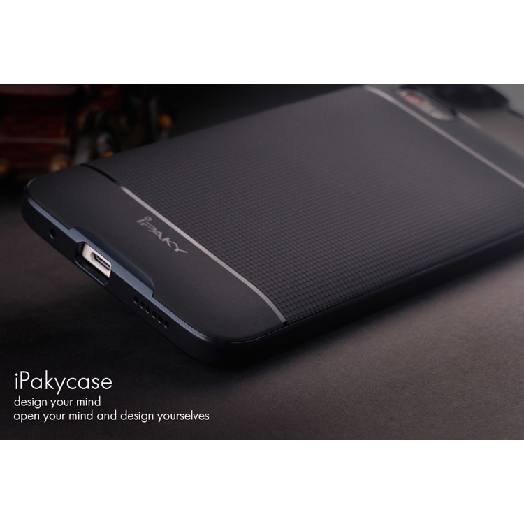 IPAKY Hybrid Case PC Frame + TPU Cover for Huawei Honor Play 4X - Black-4