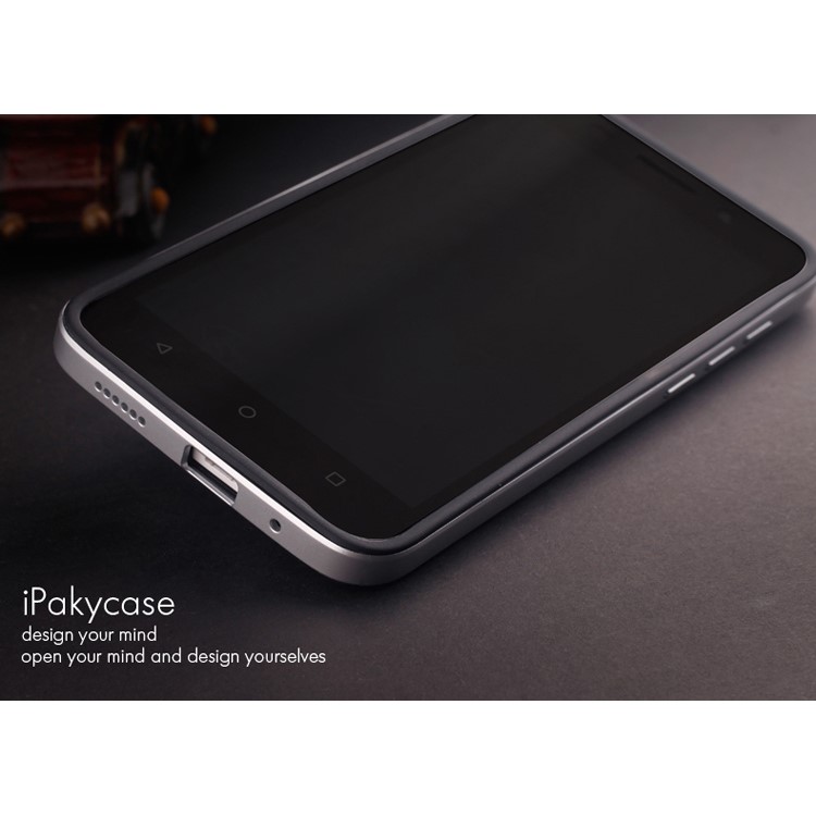 IPAKY PC + TPU Hybrid Case Cover for Huawei Honor Play 4X - Silver-6