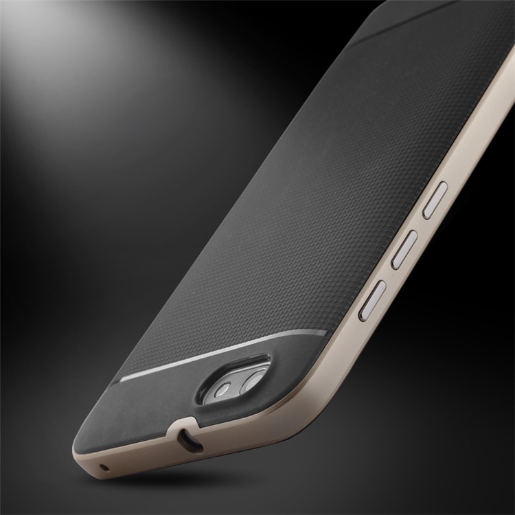 IPAKY 2-Piece PC + TPU Shell Cover for Huawei Honor Play 4X - Gold-2