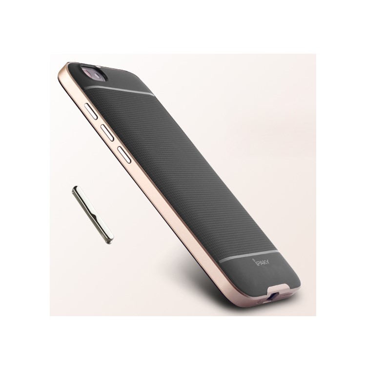 IPAKY 2-Piece PC + TPU Shell Cover for Huawei Honor Play 4X - Gold-4