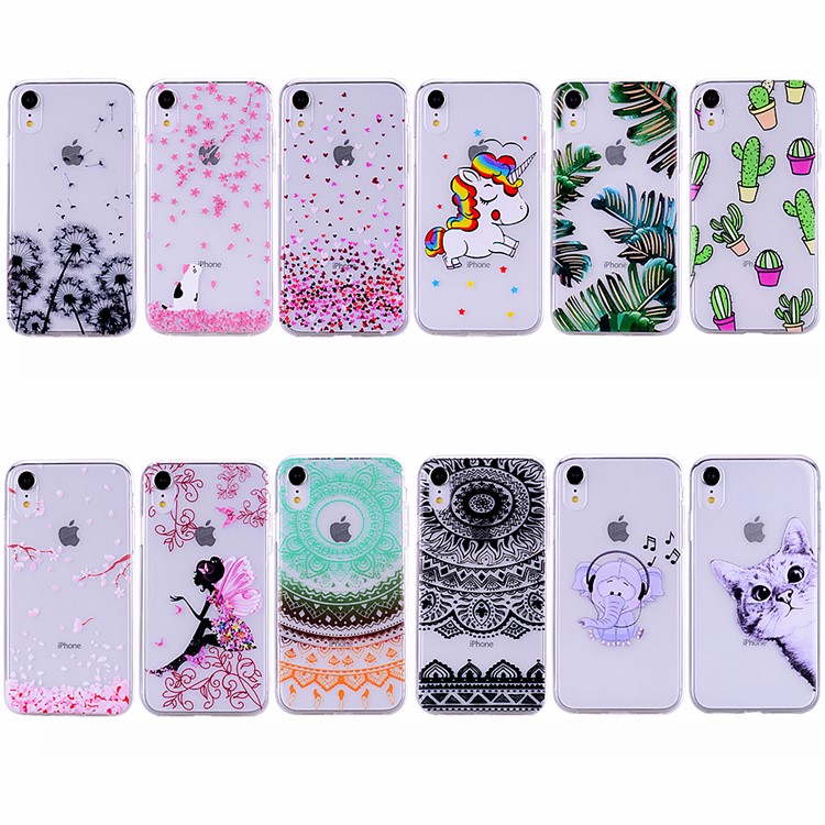 Pattern Printing TPU Case for iPhone XR 6.1 inch - Cat-9