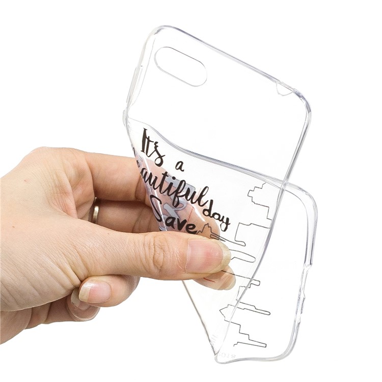 Pattern Printing Soft TPU Cover for Huawei Y5 (2018) / Y5 Prime (2018) / Honor 7s / Play 7 - Life Quote-4