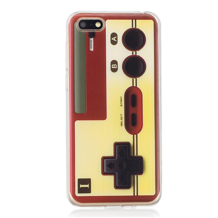 Pattern Printing Soft TPU Gel Cover for Huawei Y5 (2018) / Y5 Prime (2018) / Honor 7s / Play 7 - Game Controller-1