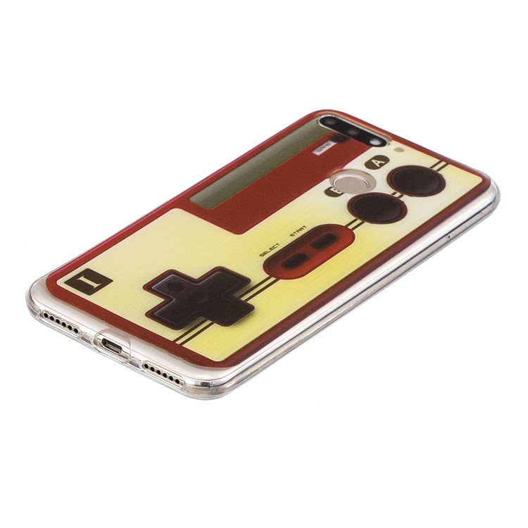 Pattern Printing Flexible TPU Back Case for Huawei Y6 (2018) / Honor 7A (without Fingerprint Sensor) - Game Controller-2
