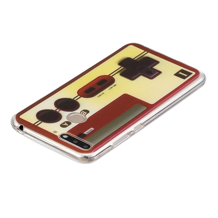 Pattern Printing Flexible TPU Back Case for Huawei Y6 (2018) / Honor 7A (without Fingerprint Sensor) - Game Controller-3