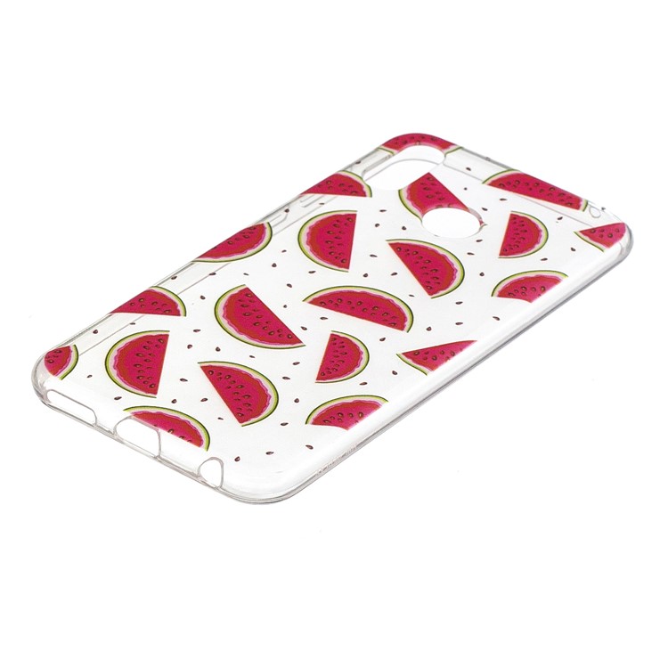 Pattern Printing Flexible TPU Mobile Cover for Huawei Honor Play - Watermelon-2