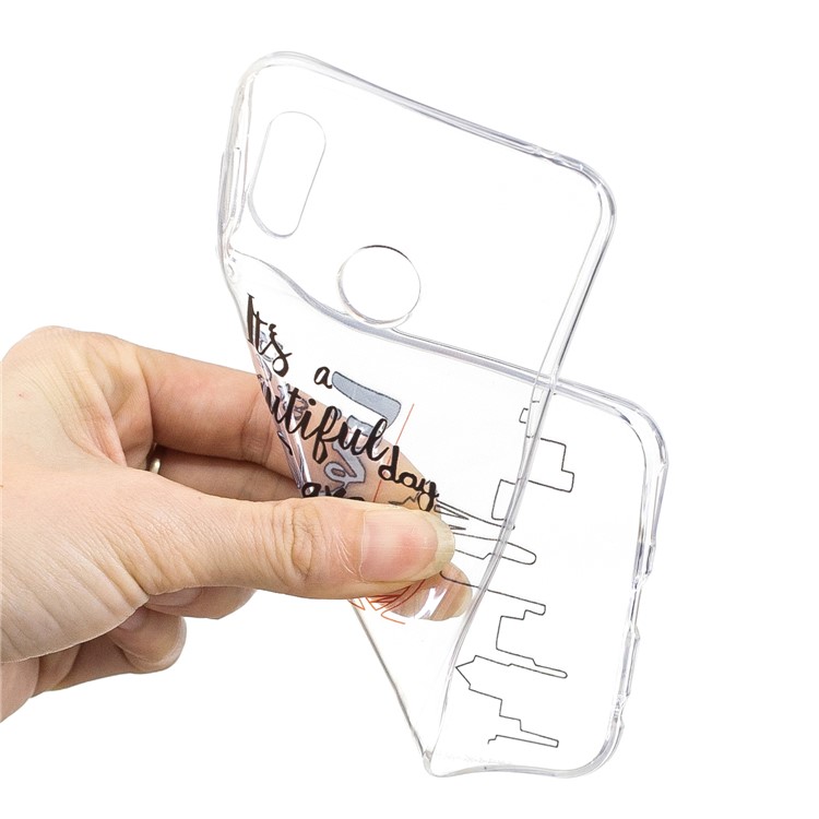 Pattern Printing Flexible TPU Case Mobile Accessory for Huawei Honor Play - Life Quote-4
