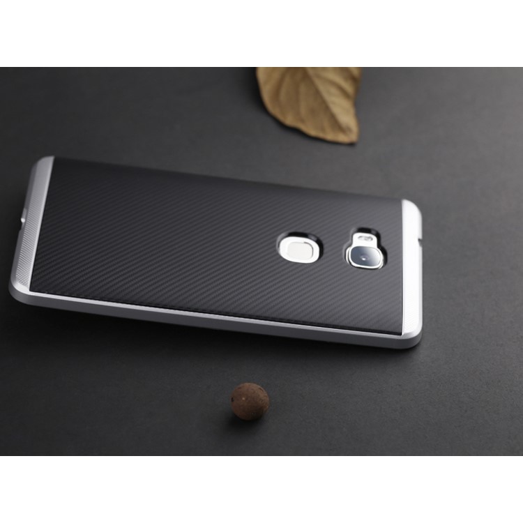 IPAKY PC Bumper + TPU Back Case for Huawei Honor Play 5X / Honor 5X - Grey-3