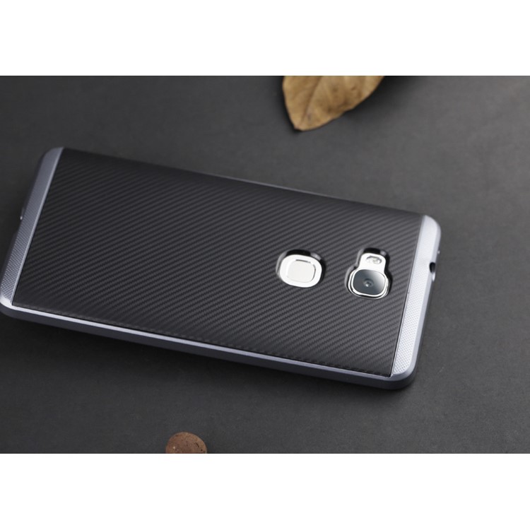 IPAKY PC Bumper + TPU Back Case for Huawei Honor Play 5X / Honor 5X - Grey-6