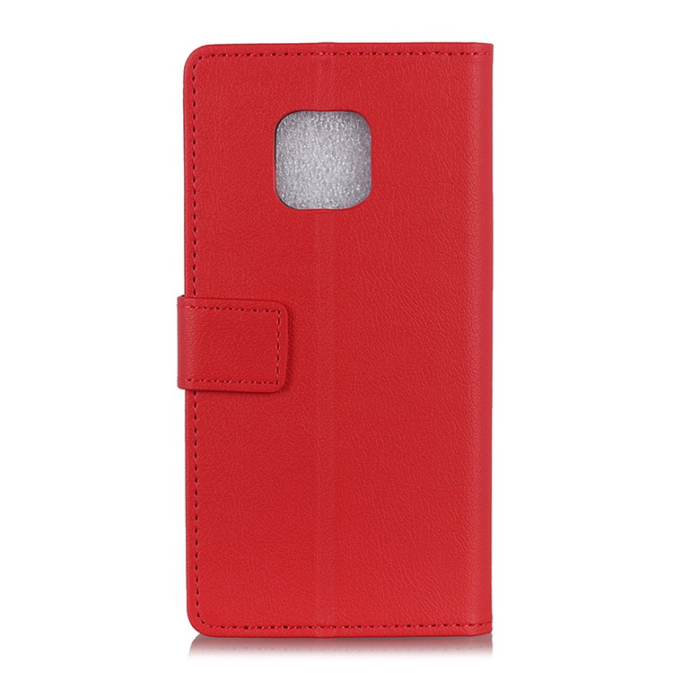 Wallet Stand Flip Leather Phone Shell for Huawei Mate 20 Pro - Red-7