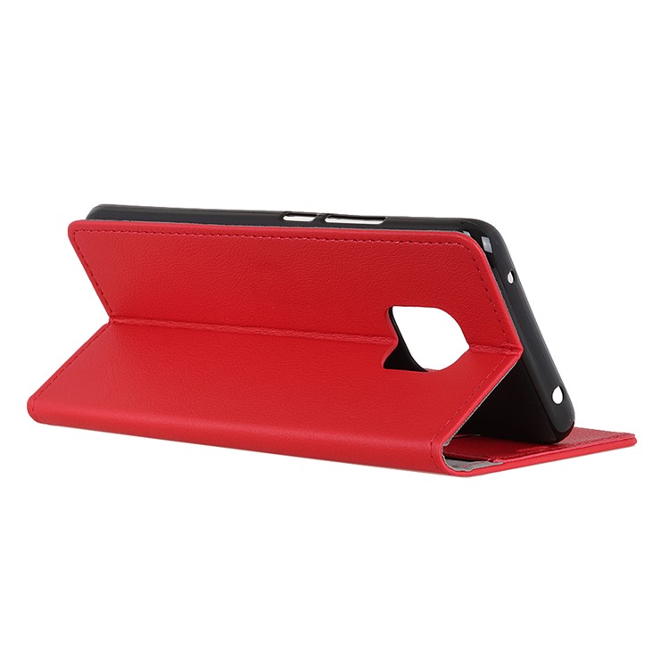 Wallet Stand Flip Leather Phone Shell for Huawei Mate 20 Pro - Red-9