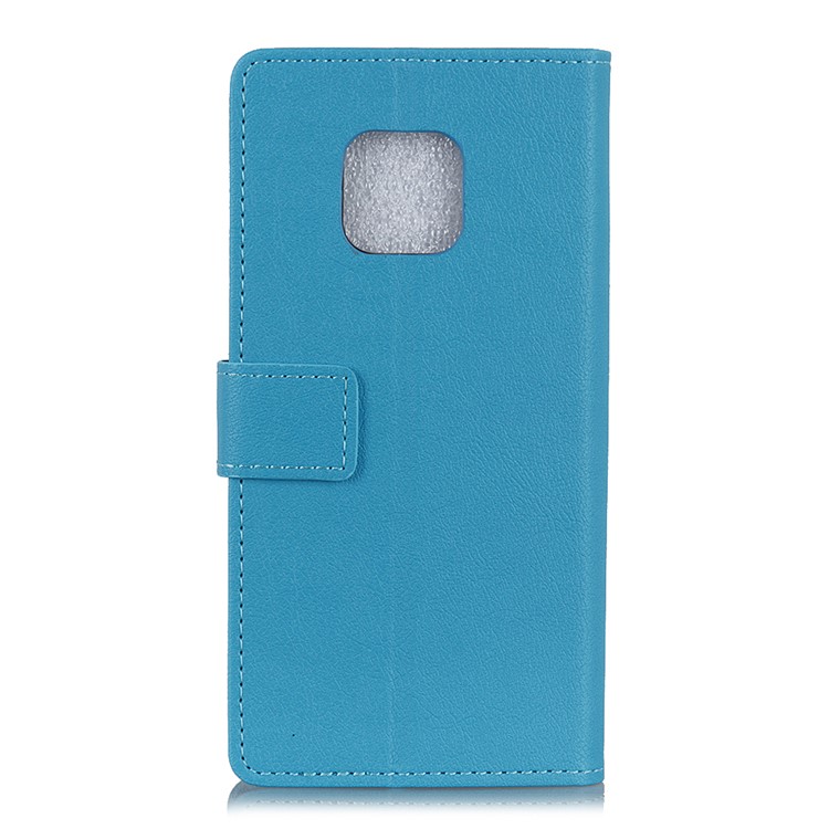 Wallet Stand Flip Leather Mobile Case for Huawei Mate 20 Pro - Blue-7