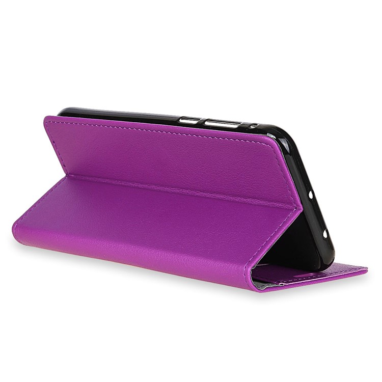 Wallet Stand Flip Leather Mobile Cover for Huawei Mate 20 Pro - Purple-6