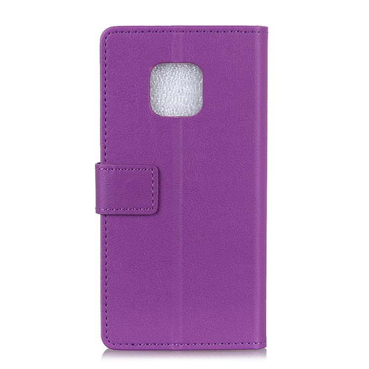 Wallet Stand Flip Leather Mobile Cover for Huawei Mate 20 Pro - Purple-7