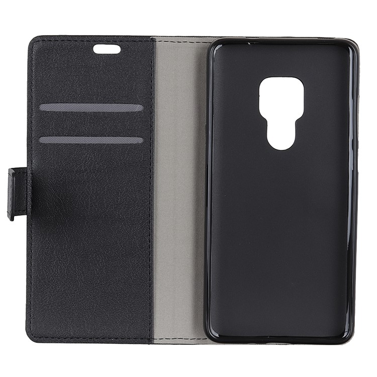 Wallet Leather Stand Phone Case for Huawei Mate 20 - Black-8