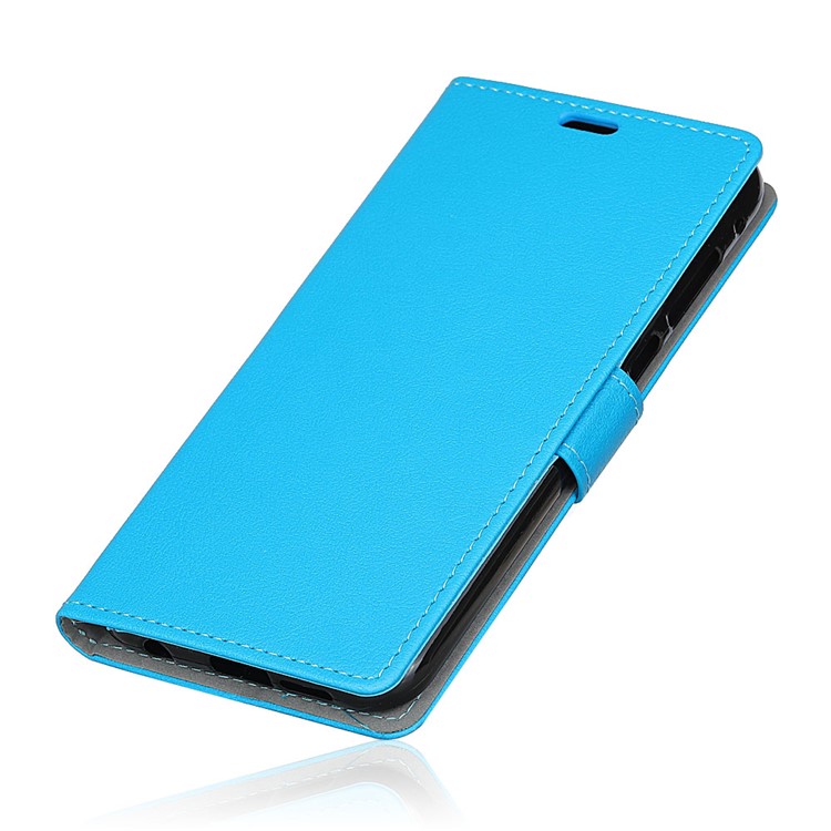 Wallet Leather Stand Phone Case Cover for Huawei Mate 20 - Blue-2