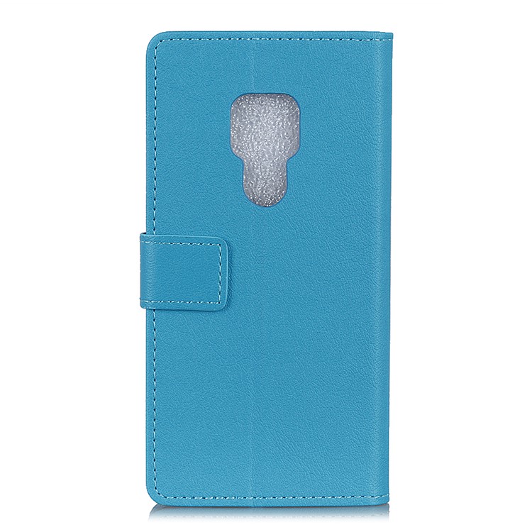 Wallet Leather Stand Phone Case Cover for Huawei Mate 20 - Blue-7