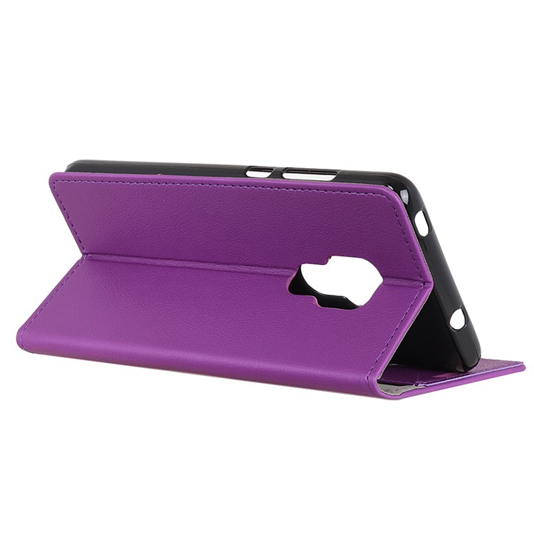 Wallet Leather Stand Folio Protection Casing for Huawei Mate 20 - Purple-9