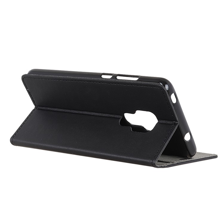Magnetic Leather Stand Case for Huawei Mate 20 - Black-5