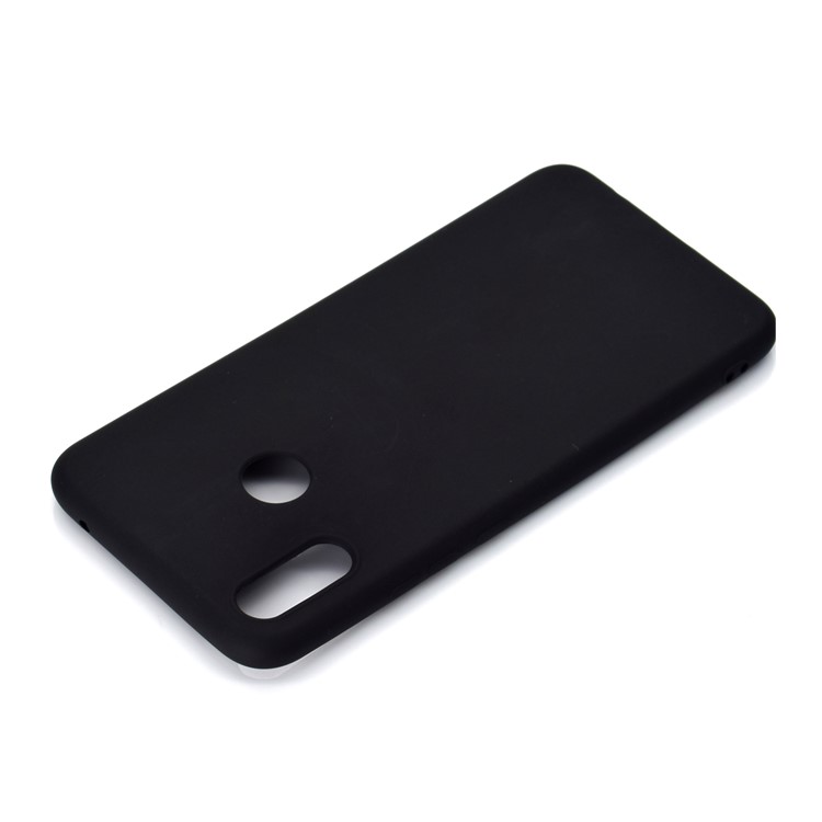 Color Sólido Mate Suave TPU Caja Del Teléfono Para Huawei Nova 3i / P Inteligente Plus - Negro-3