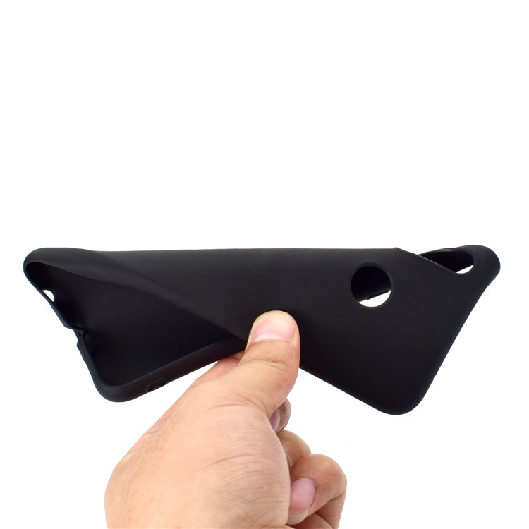 Color Sólido Mate Suave TPU Caja Del Teléfono Para Huawei Nova 3i / P Inteligente Plus - Negro-5