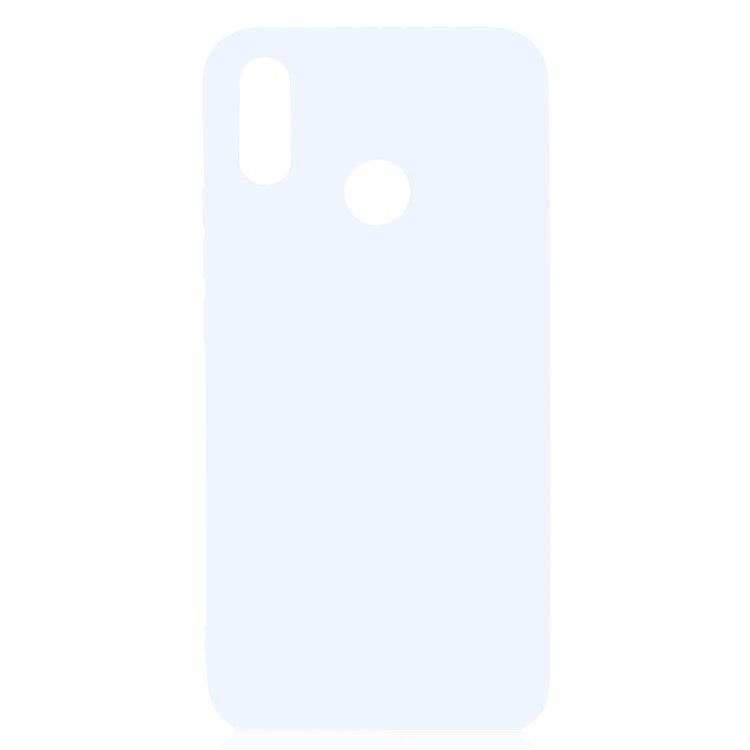 Solid Color Matte Soft TPU Phone Cover for Huawei nova 3i / P Smart Plus - White-2