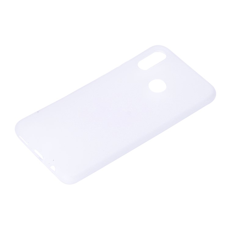 Solid Color Matte Soft TPU Phone Cover for Huawei nova 3i / P Smart Plus - White-3