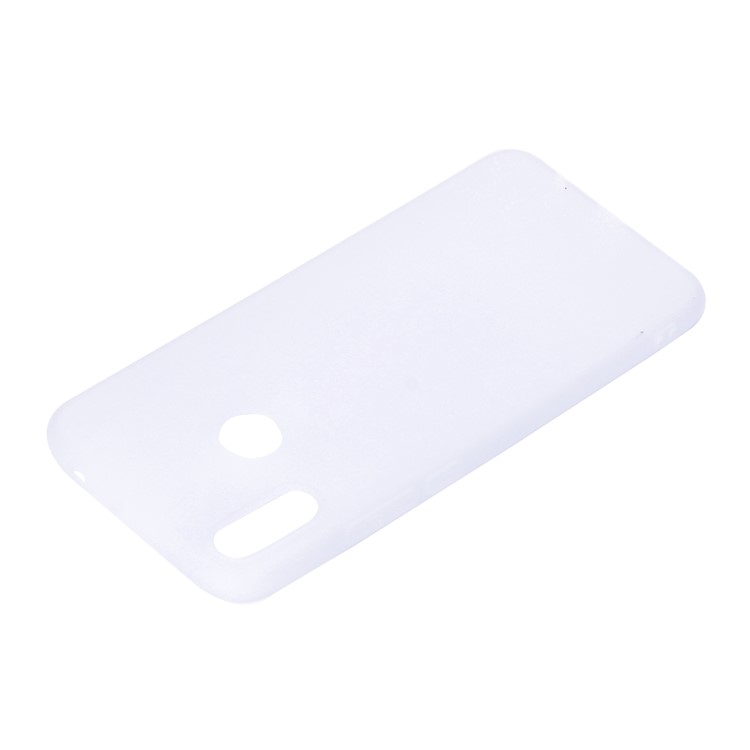 Solid Color Matte Soft TPU Phone Cover for Huawei nova 3i / P Smart Plus - White-4
