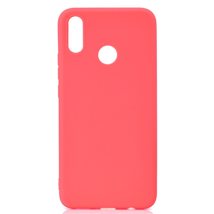 Solid Color Matte Soft TPU Phone Casing for Huawei nova 3i / P Smart Plus - Red-2
