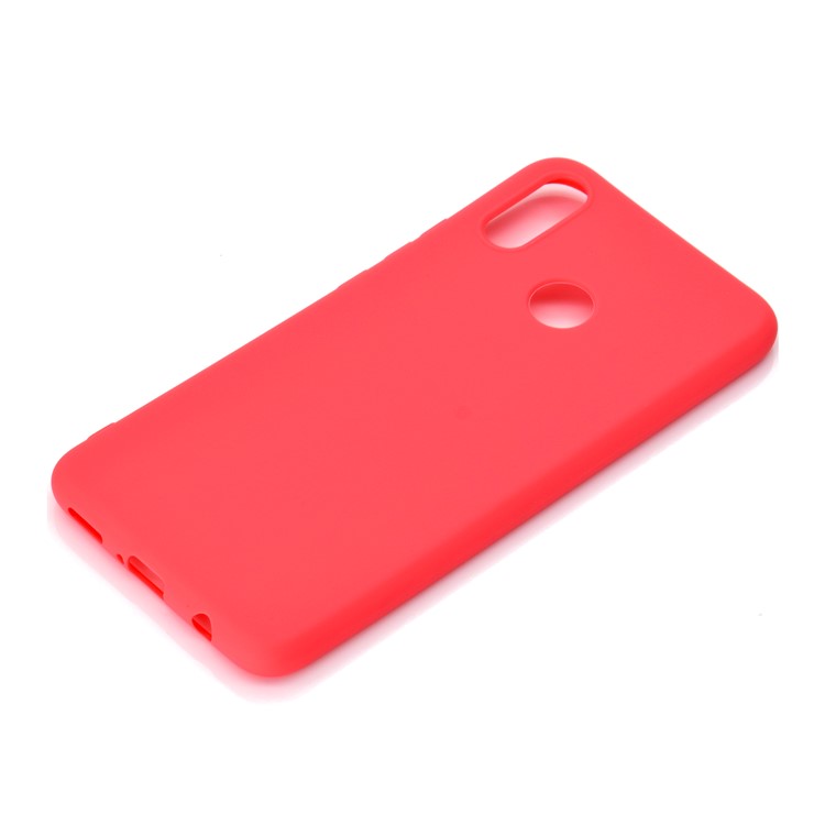 Solid Color Matte Soft TPU Phone Casing for Huawei nova 3i / P Smart Plus - Red-3