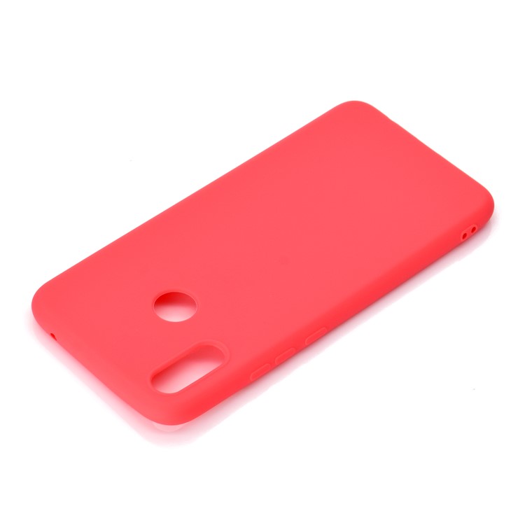 Solid Color Matte Soft TPU Phone Casing for Huawei nova 3i / P Smart Plus - Red-4